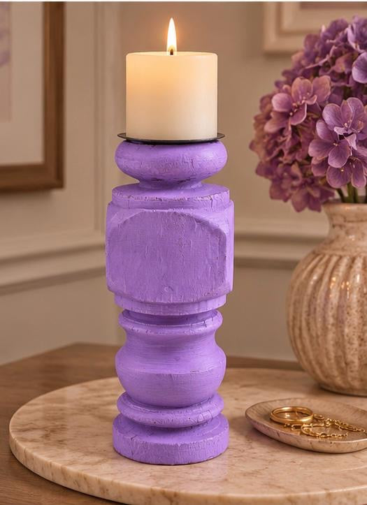 Old Coloured Candle Stand