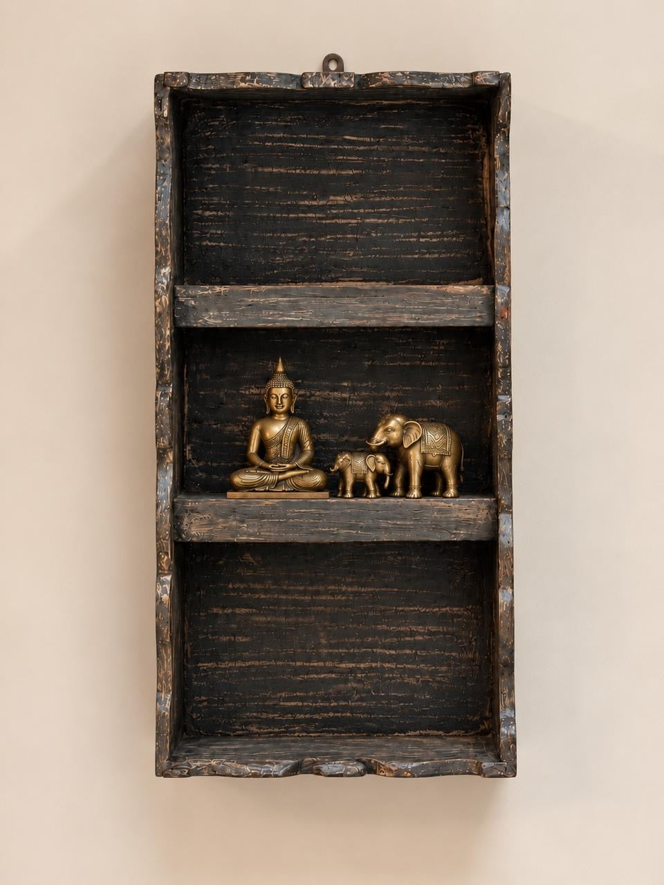 Old Grey Wall Shelf ￼