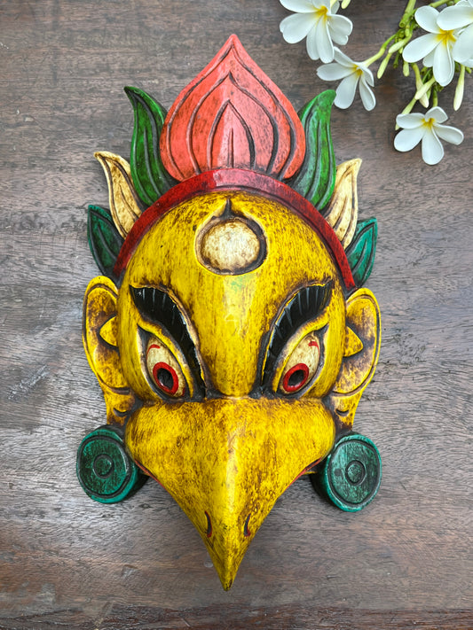 Hand Painted Garud Mask