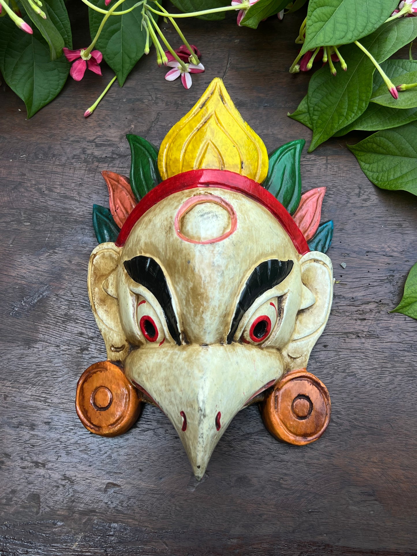 Wood Garud Mask