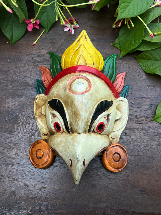 Wood Garud Mask