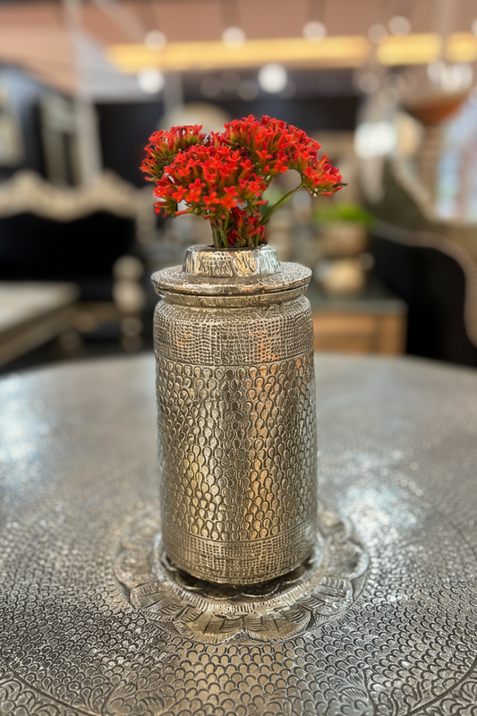 Old German Silver Flower Pot