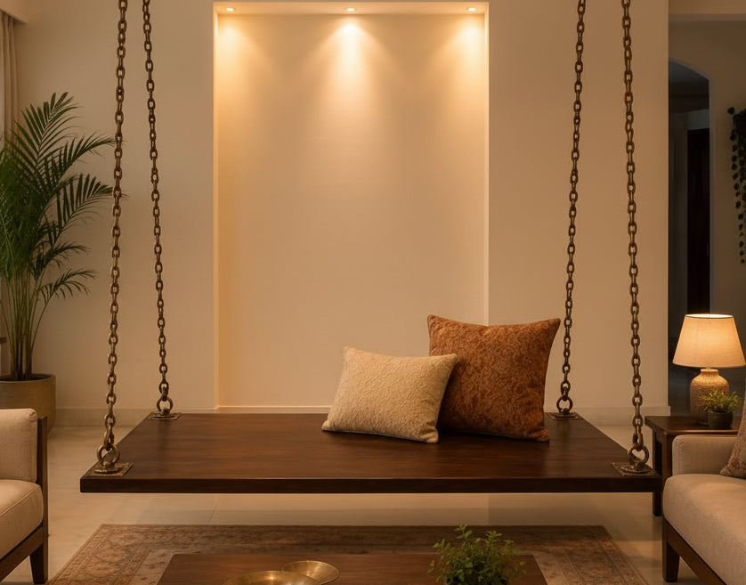 Vintage Swing Plank (No Brass Chain)