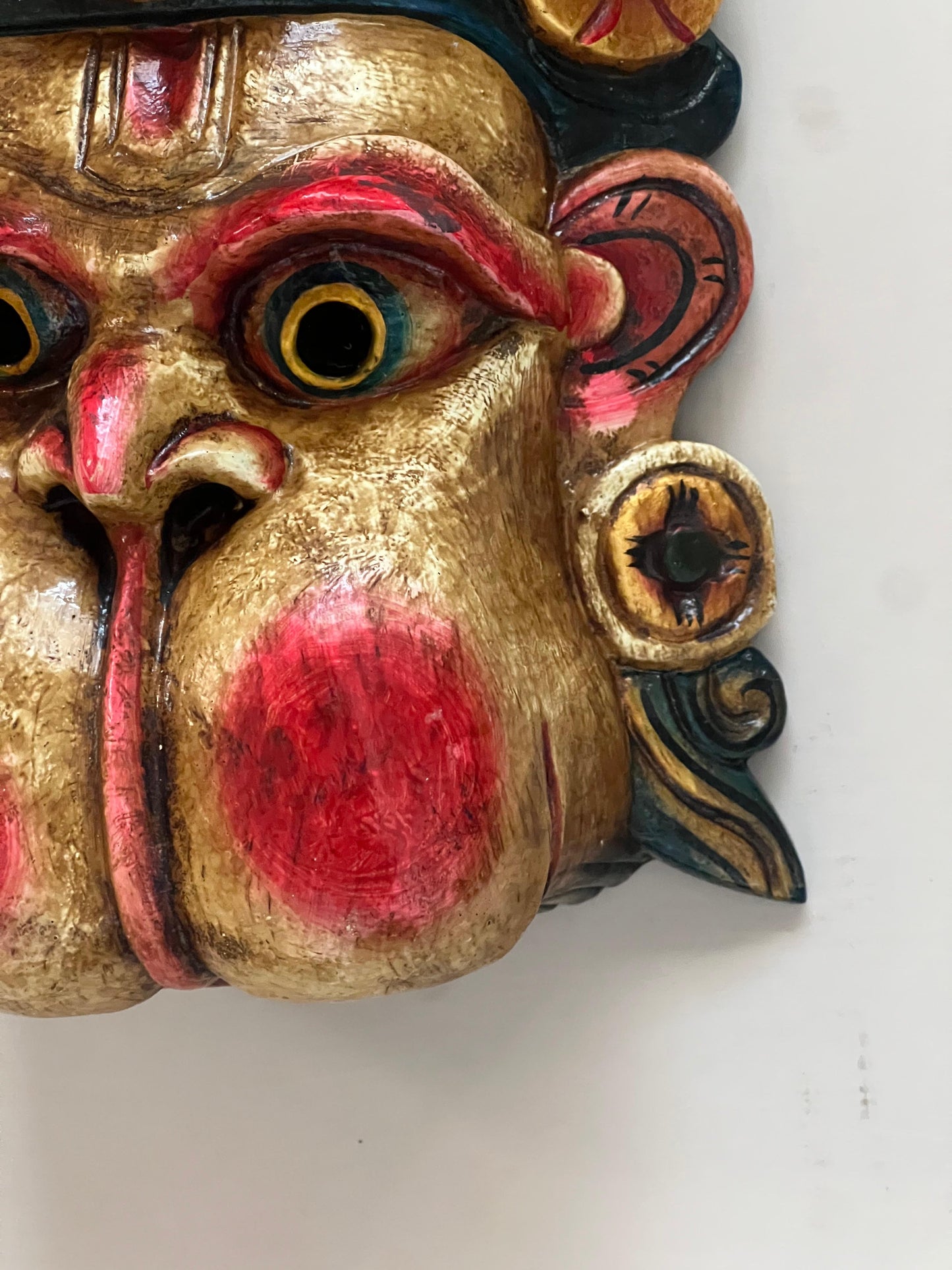 Wooden Printed Hanuman