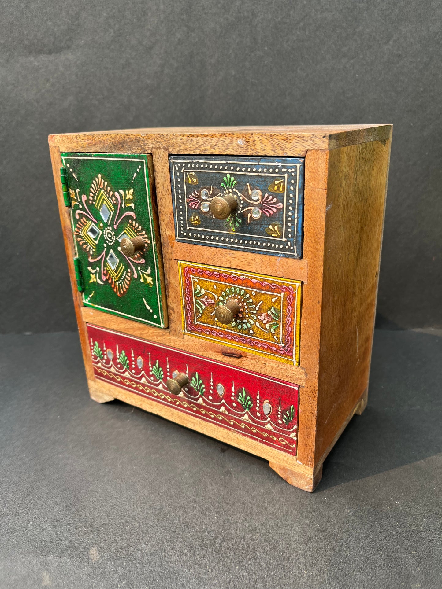 Wooden Chest Of Drawers Jewellery Box