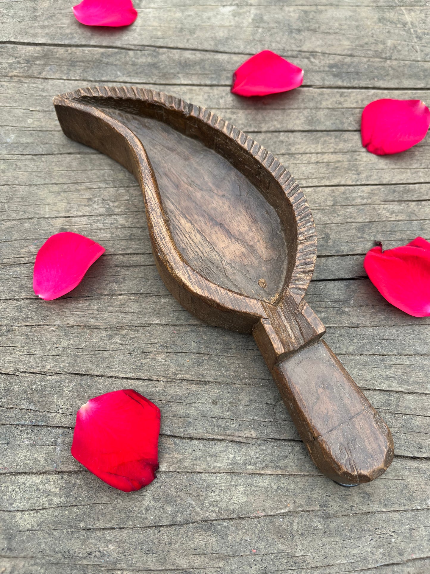 Antique Leaf Mould Spoon