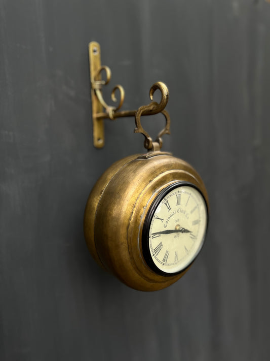 Brass Vintage Wall Clock