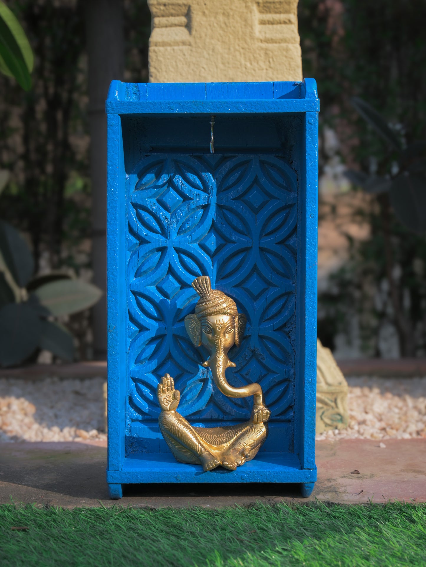 Wooden Small Shelf Mandir