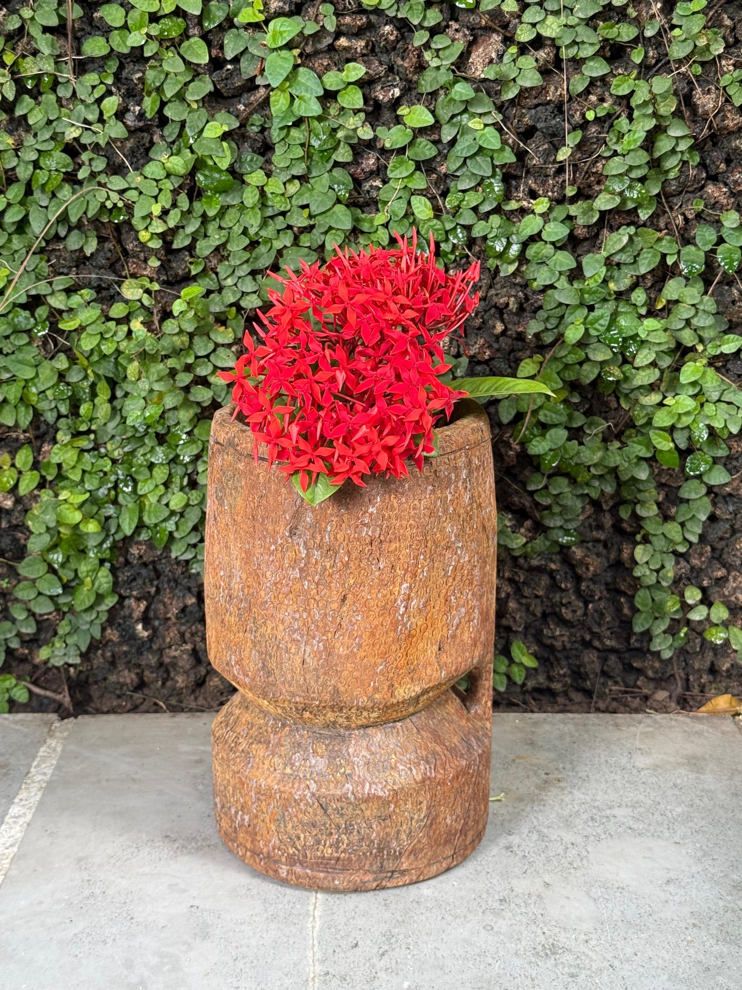 Wood Old Okhali Planter