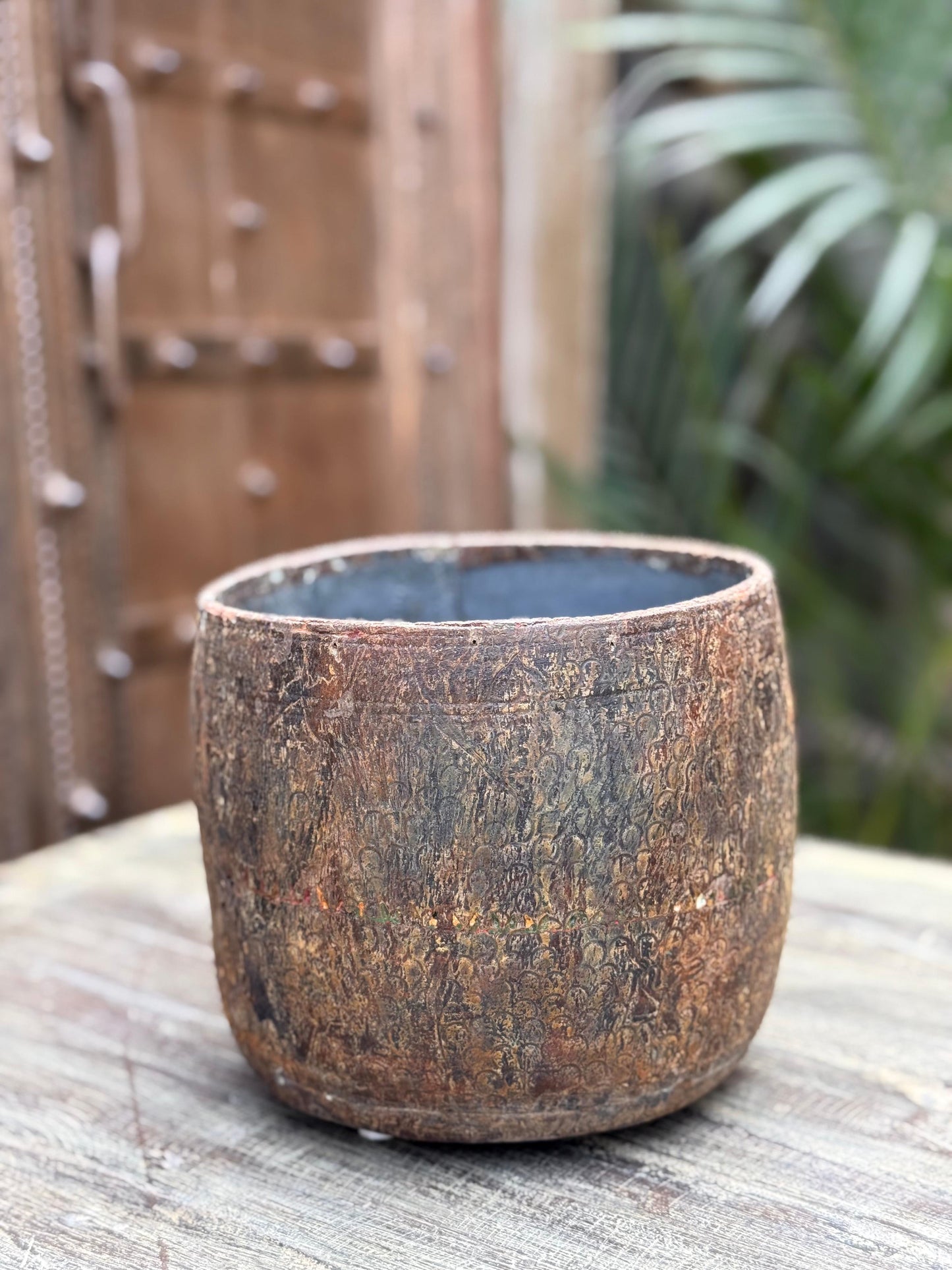 Old Rustic Flower Pot