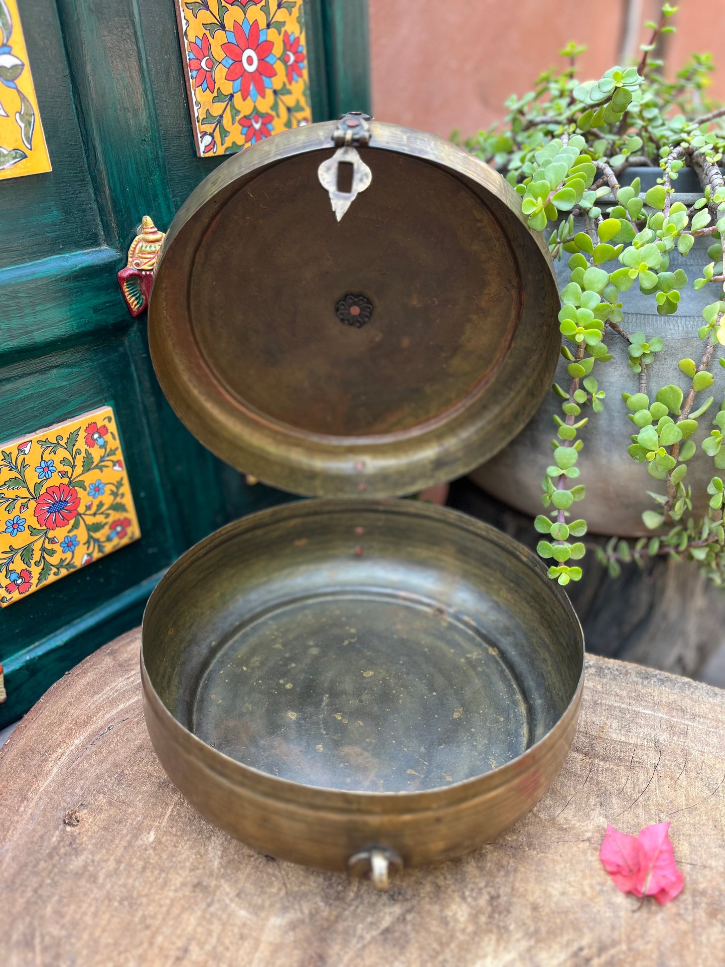 Brass Vintage Chapati Box