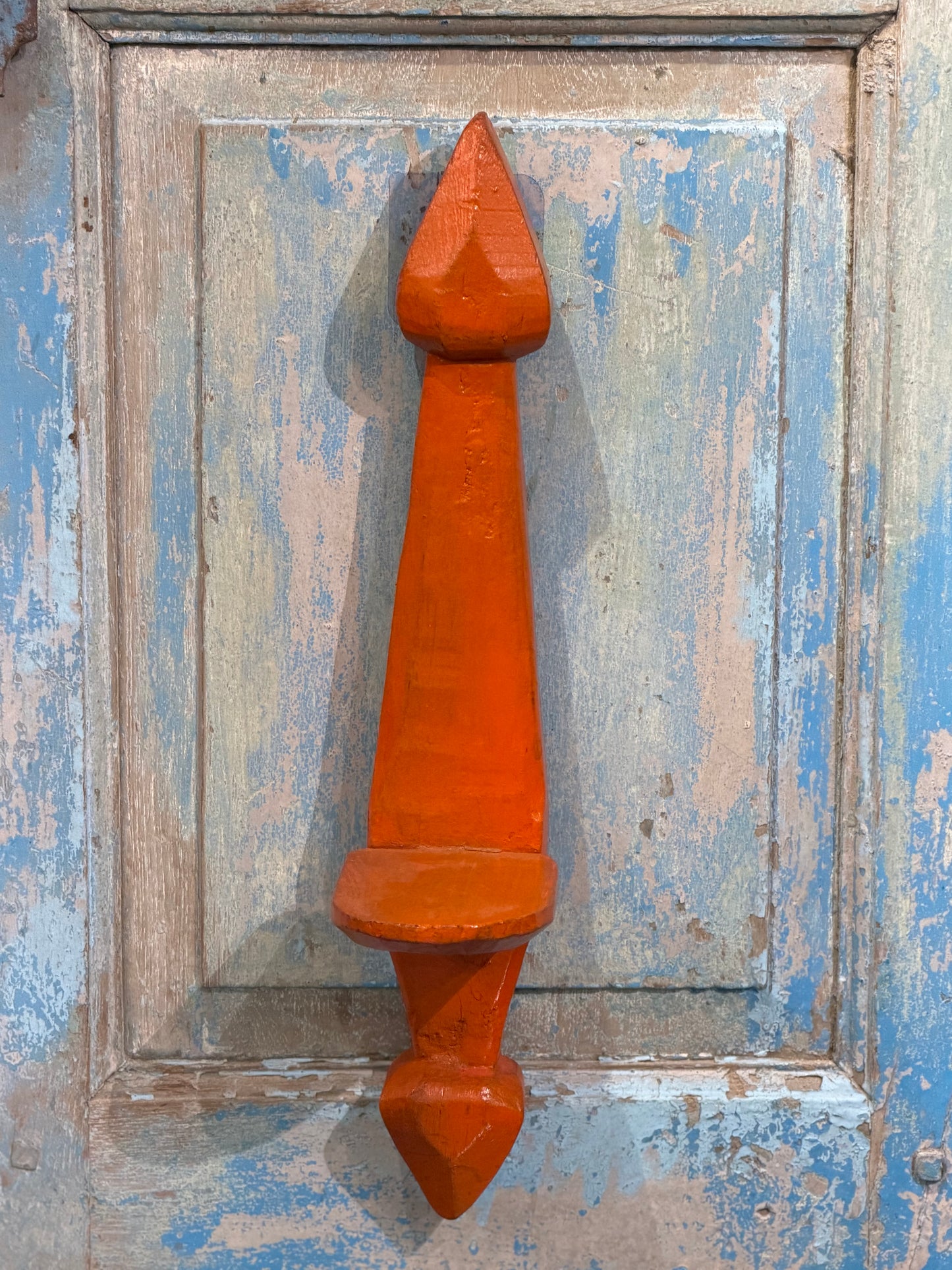 Wood Wall candle Stand