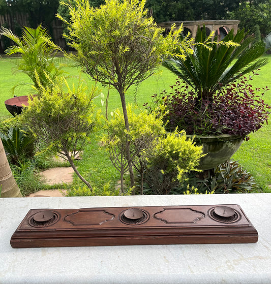 Old Carved Candle holder