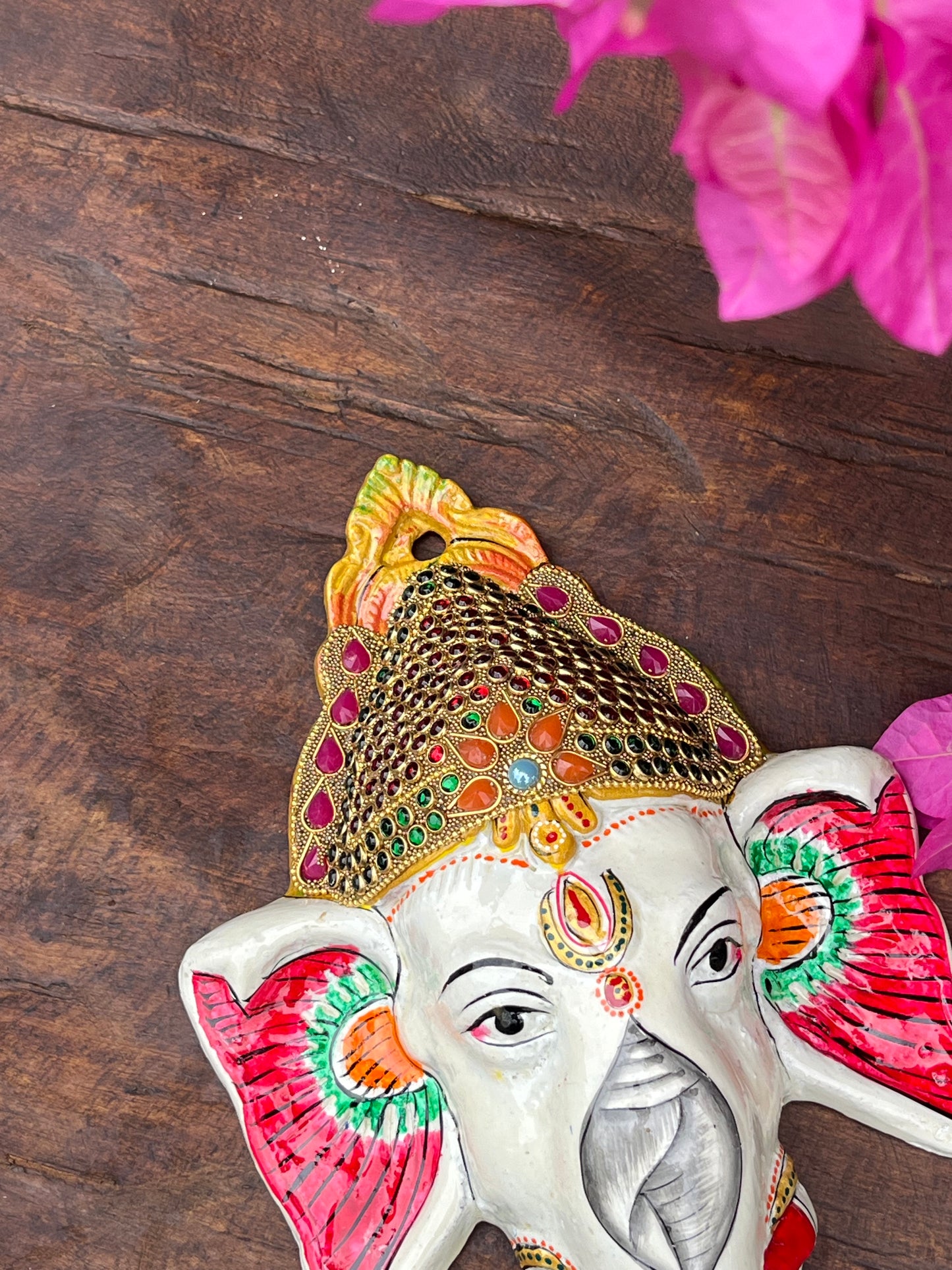 Metal Stone work Ganesha