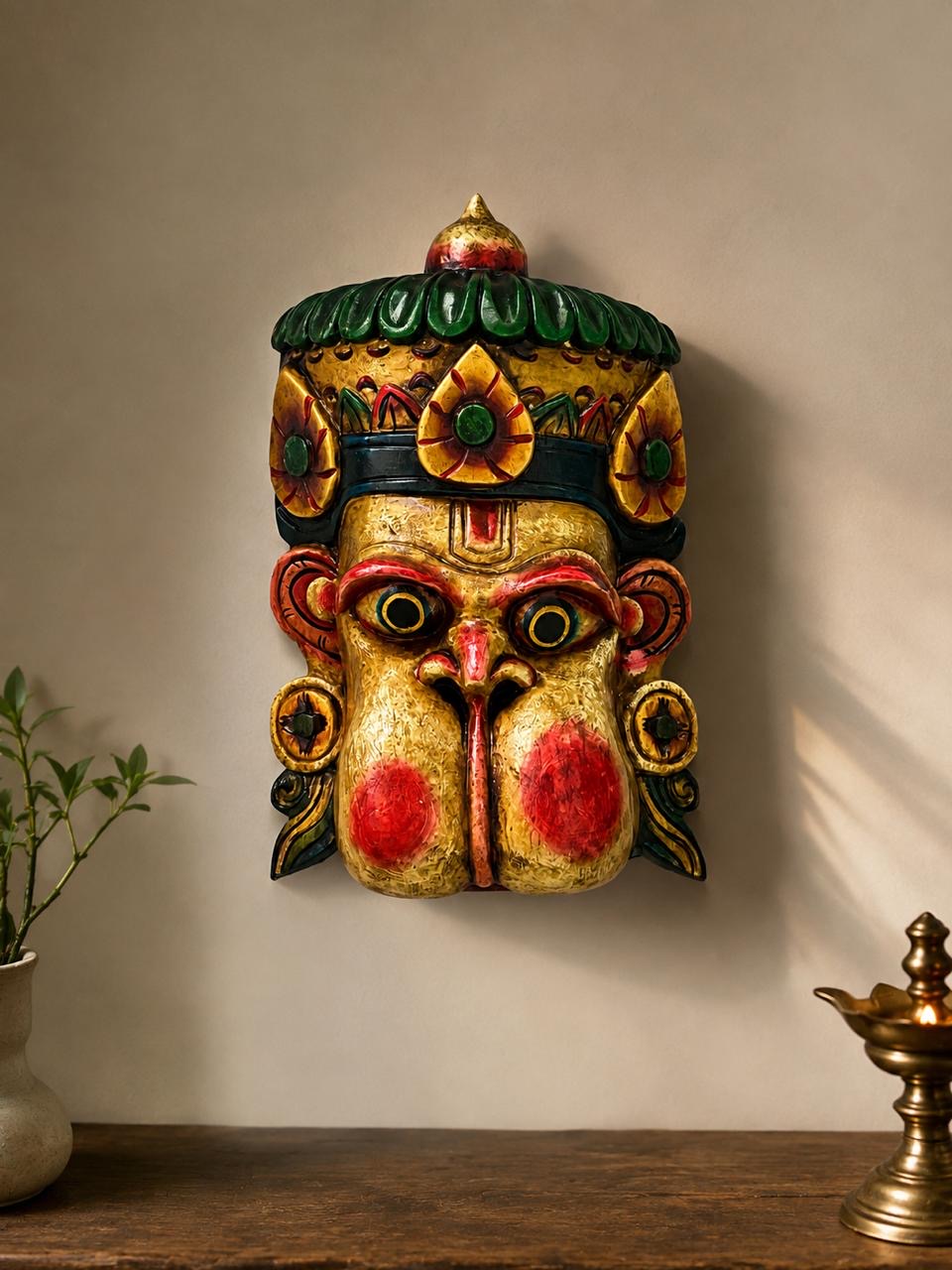 Wooden Printed Hanuman