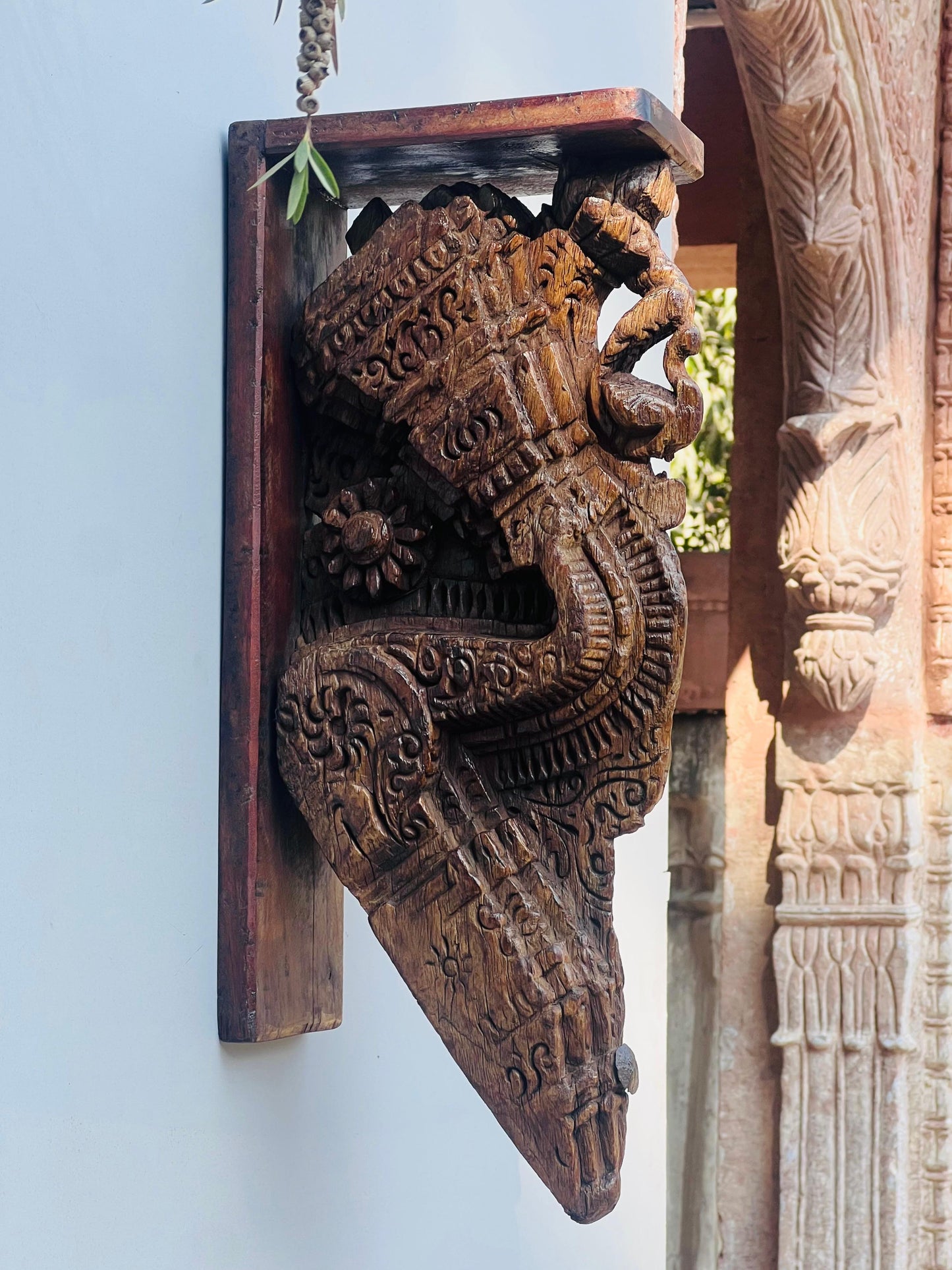 Wooden Carved Bracket ￼
