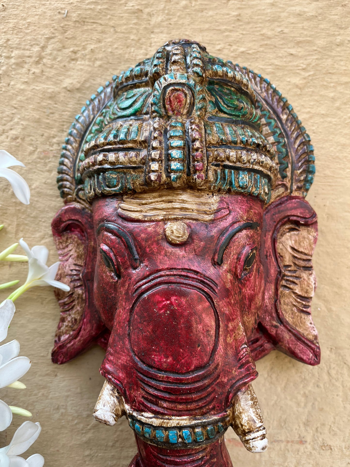 Wall Painted Ganesha