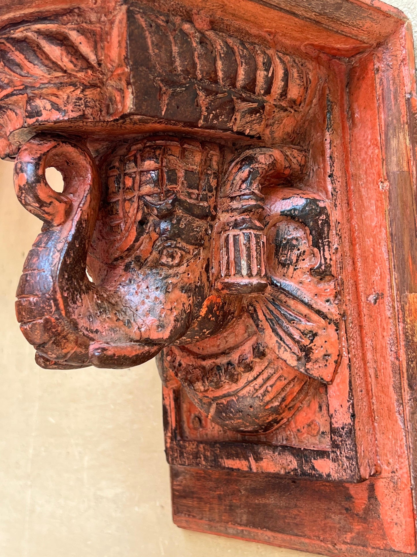 Wooden Elephant Bracket ￼