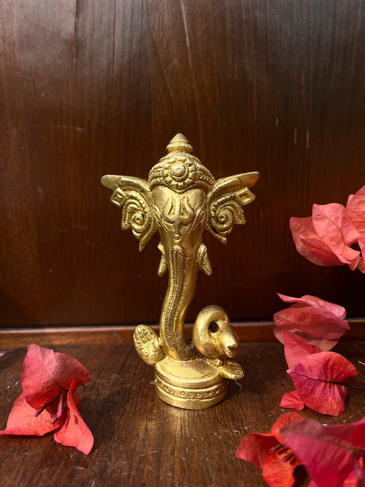 Brass Divine Levon Ganesha Figurine