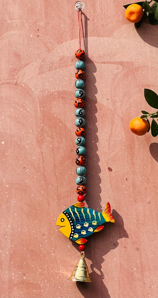 Hand Painted Fish Hanging ￼
