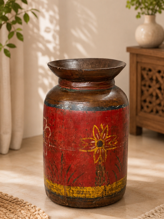 Wooden Flower Pot ￼