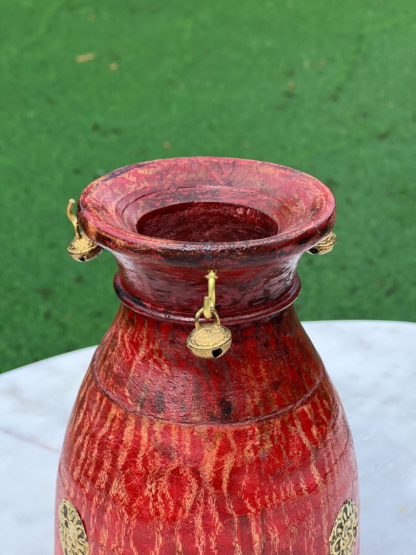 Wood Decorative Colour Pot