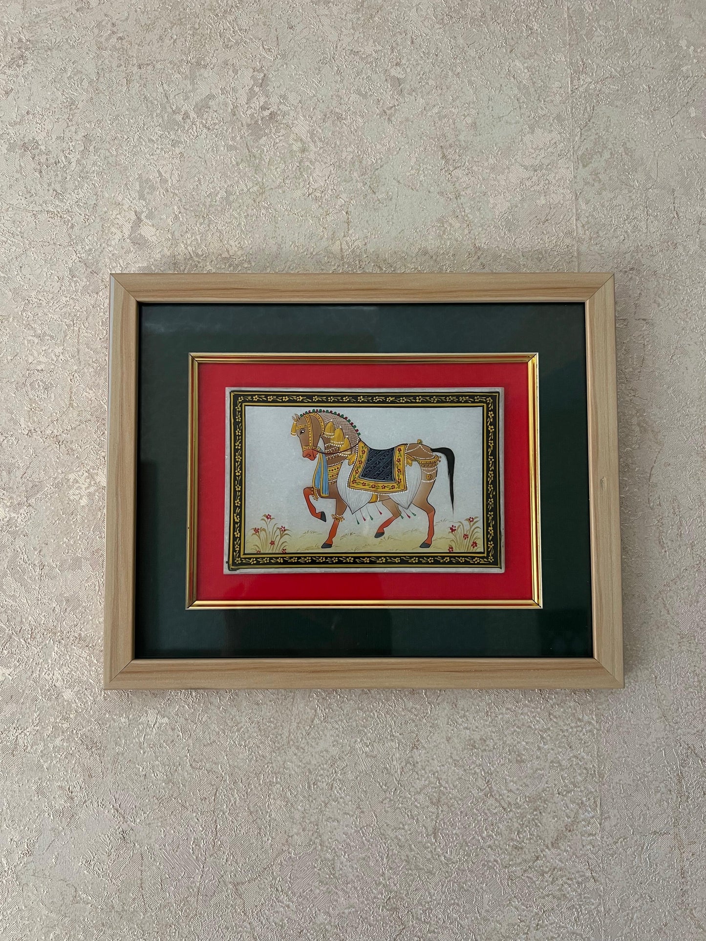 Horse Marble Painting