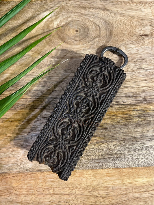 Wood Old Block print Opener