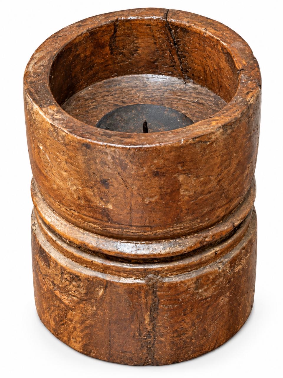 Old Round Candle Holder