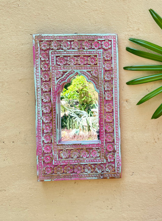 Wood Painted Mirror