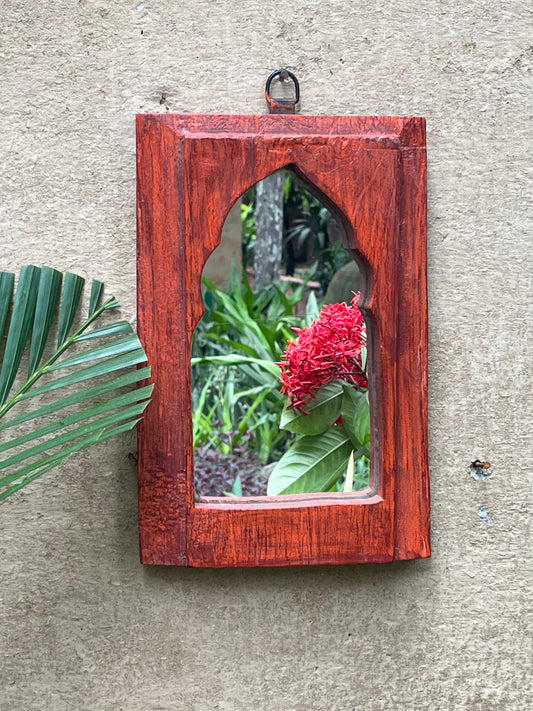 Wood Hand Painted mirror