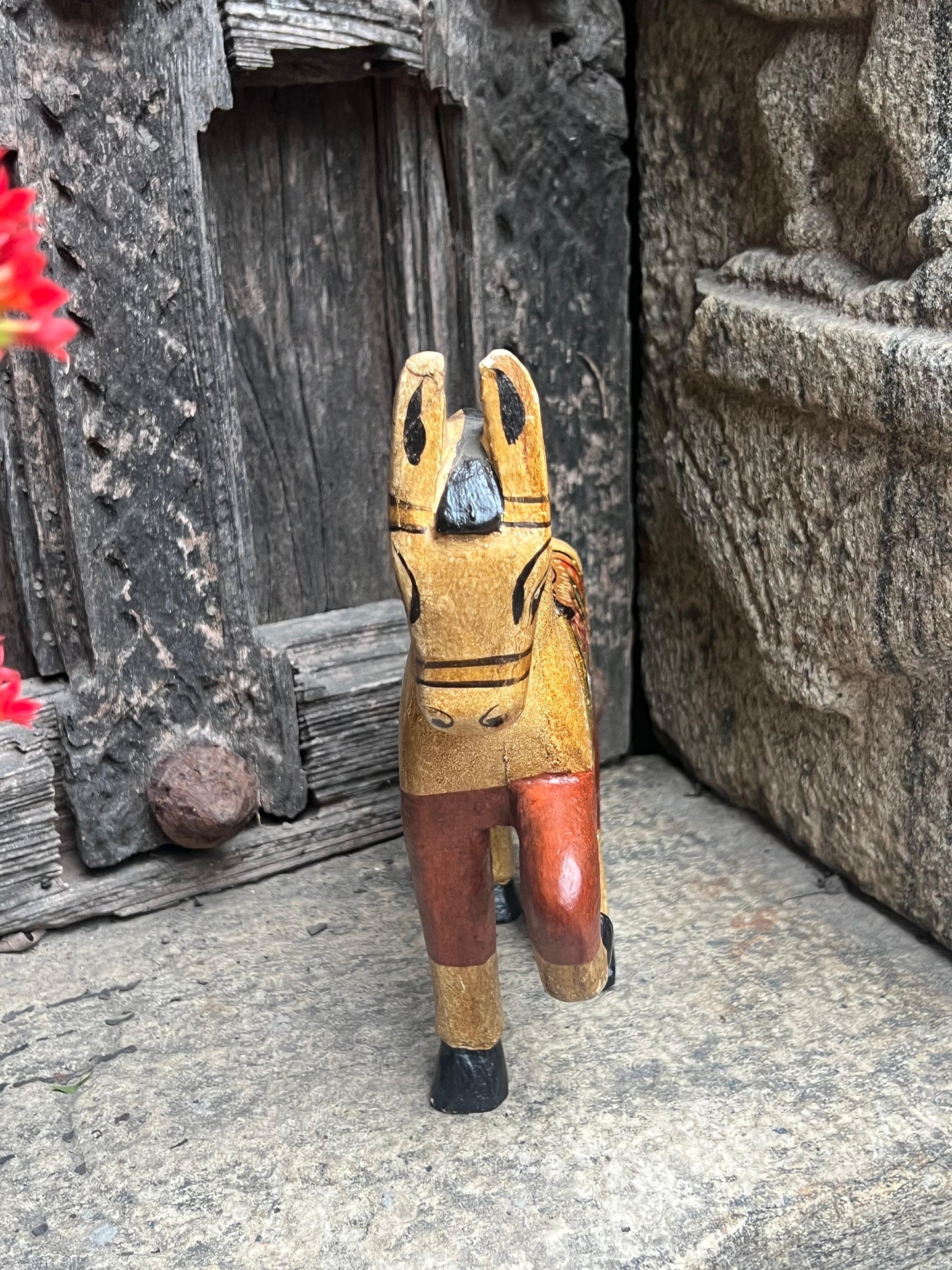 Hand Painted Jumping Horse