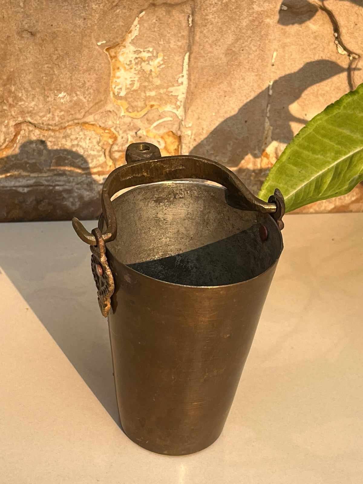 Brass Hanging Glass