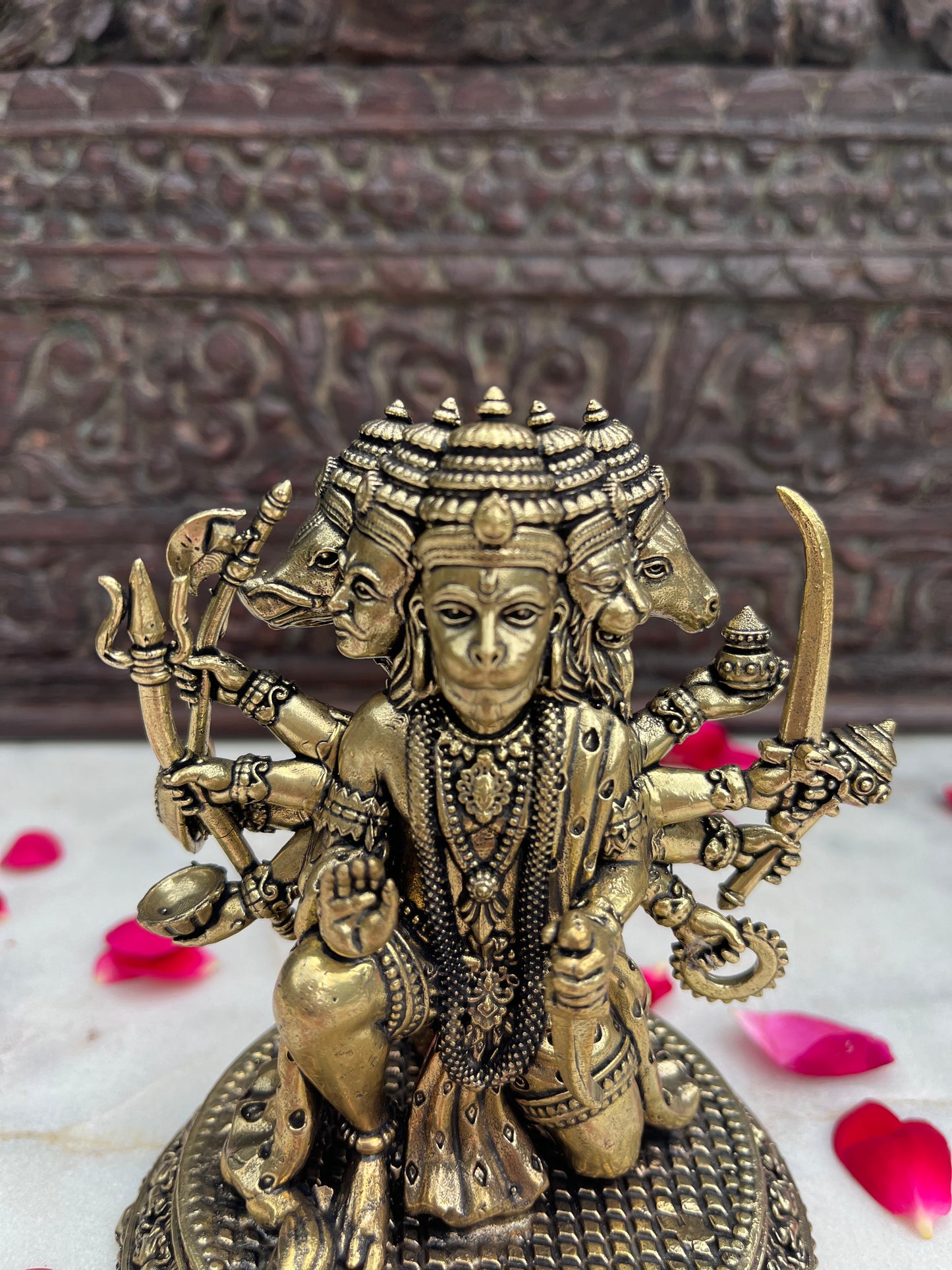 Brass Panchmukhi Hanuman