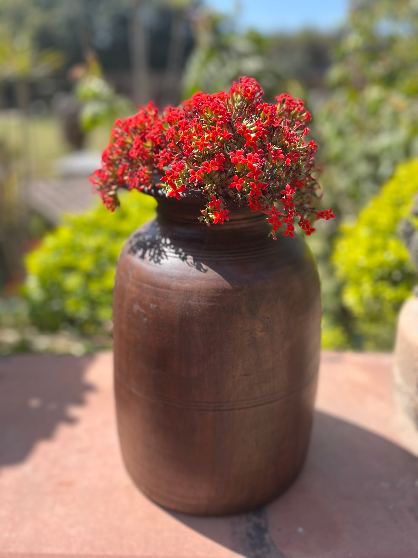 Vintage Wooden Flower Decor Pot