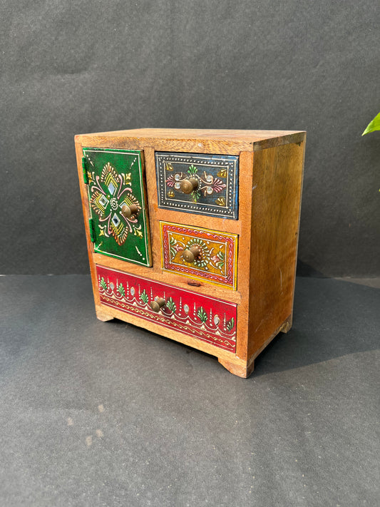 Wooden Chest Of Drawers Jewellery Box