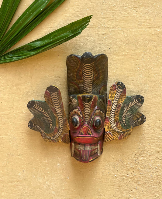 Wood Snake Mask