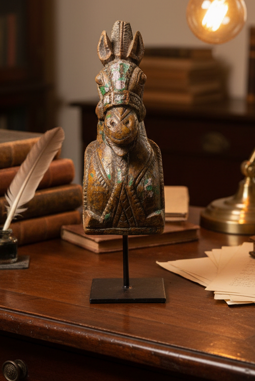 Horse Head With Stand