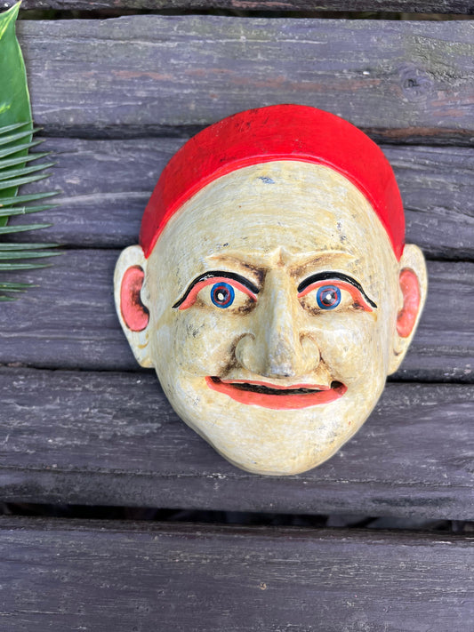 Hand Painted Munim Mask