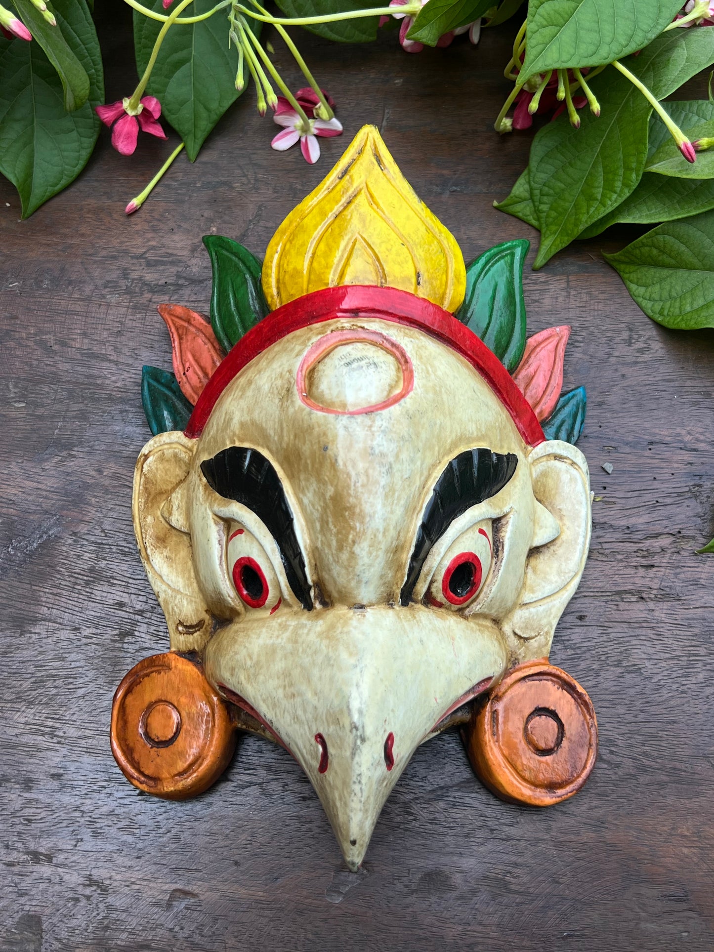 Wood Garud Mask