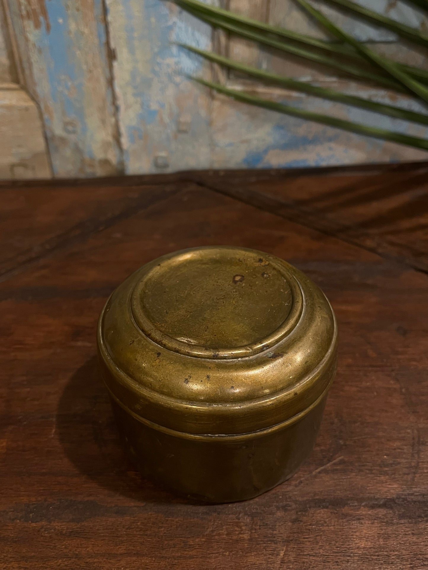 Brass Round Box