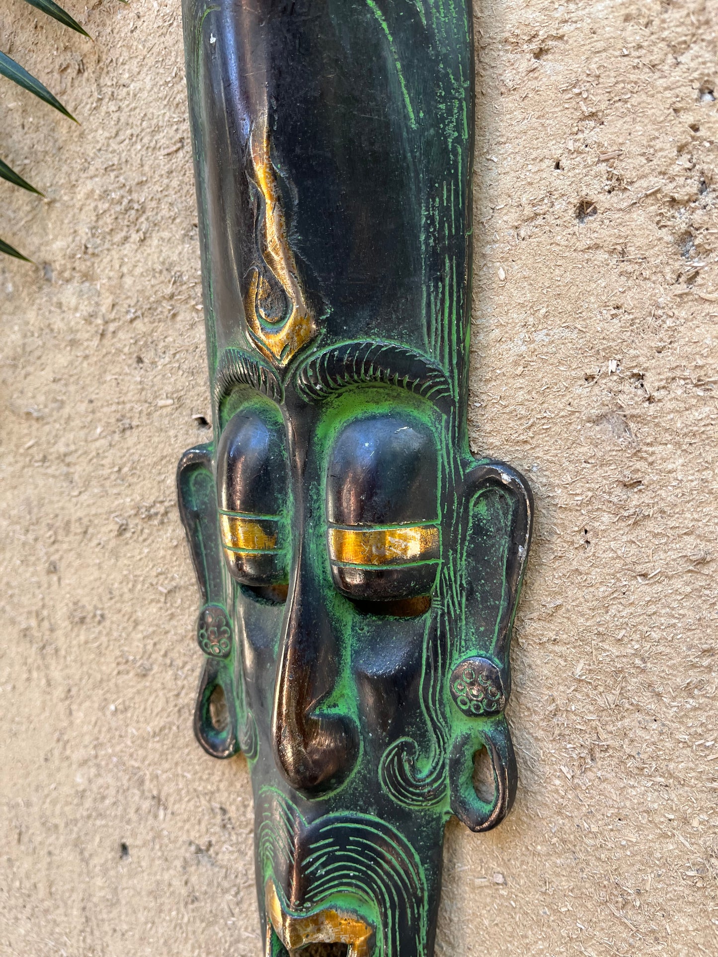 Metal long Man Mask
