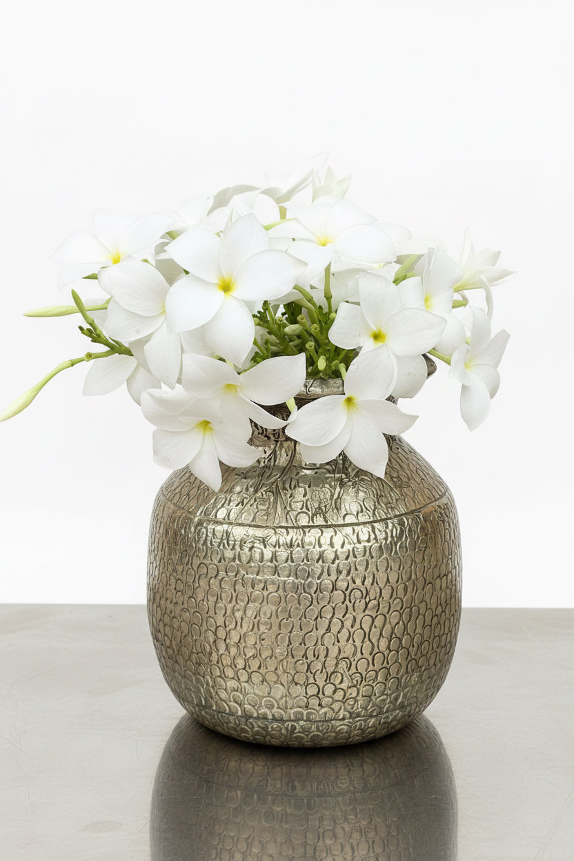 German Silver Round Pot ￼