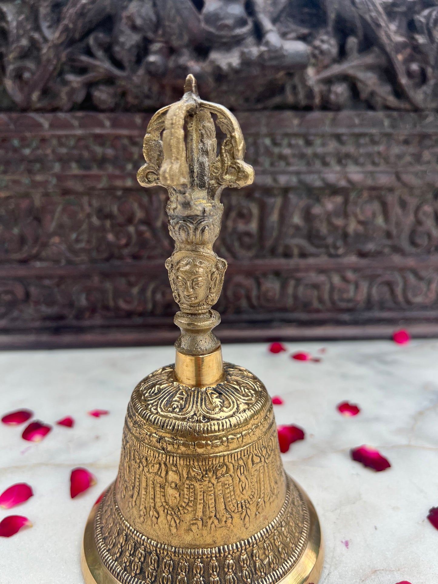 Brass Tibtean Praying Bell