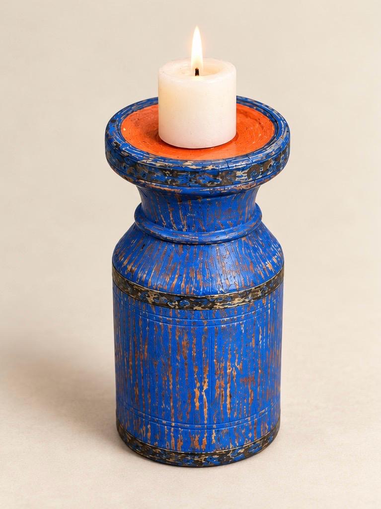 Wooden Candle Holder