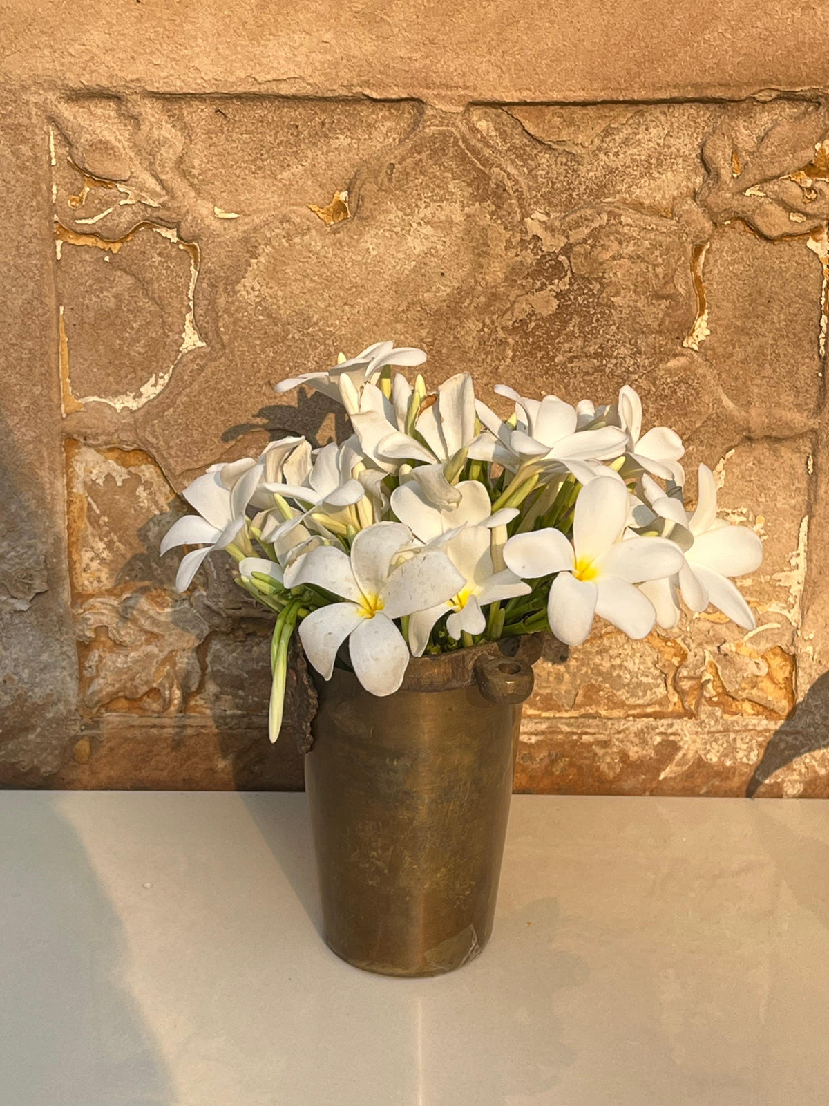 Brass Hanging Glass