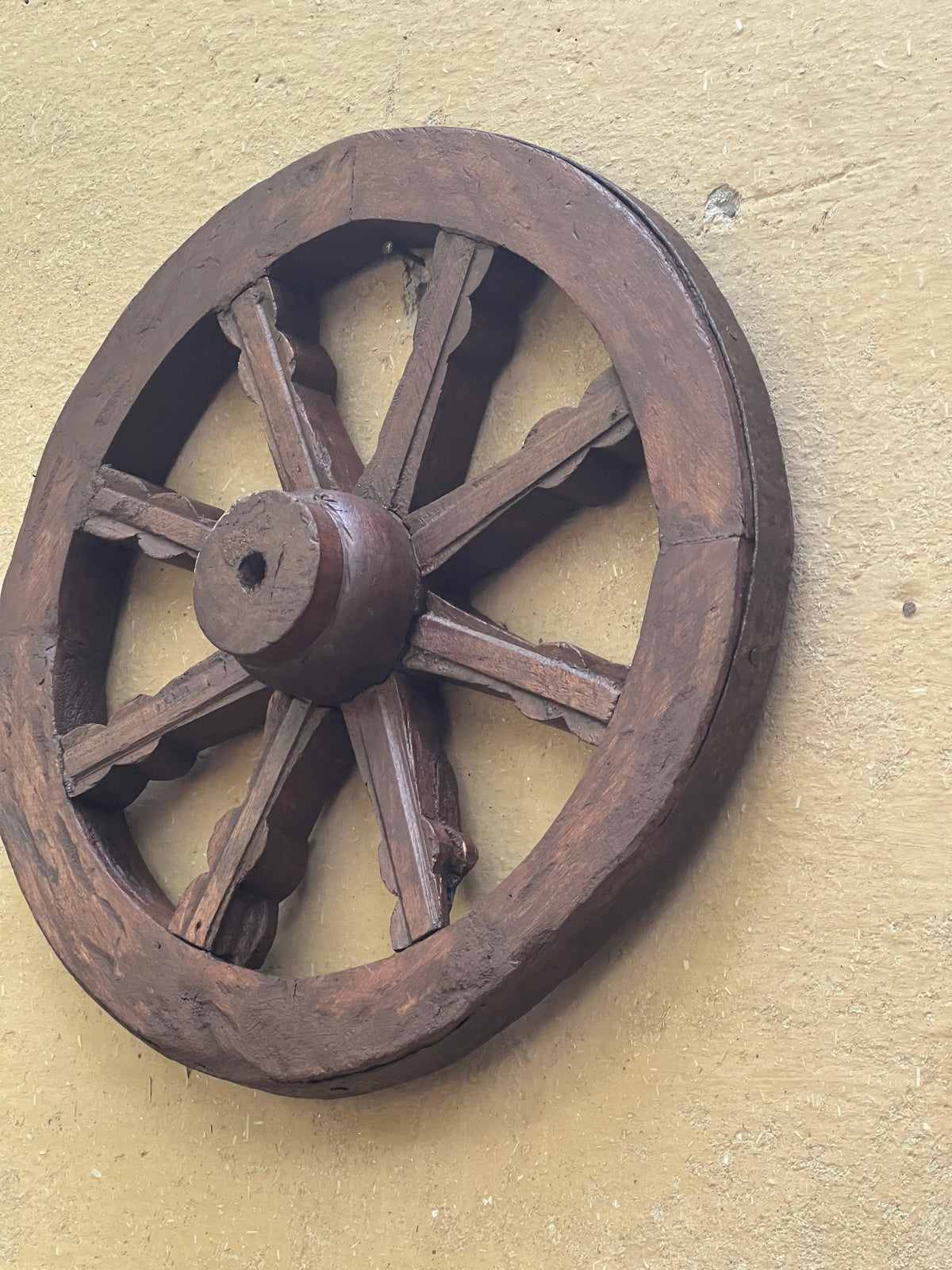 Wood Decorative Wall Wheel