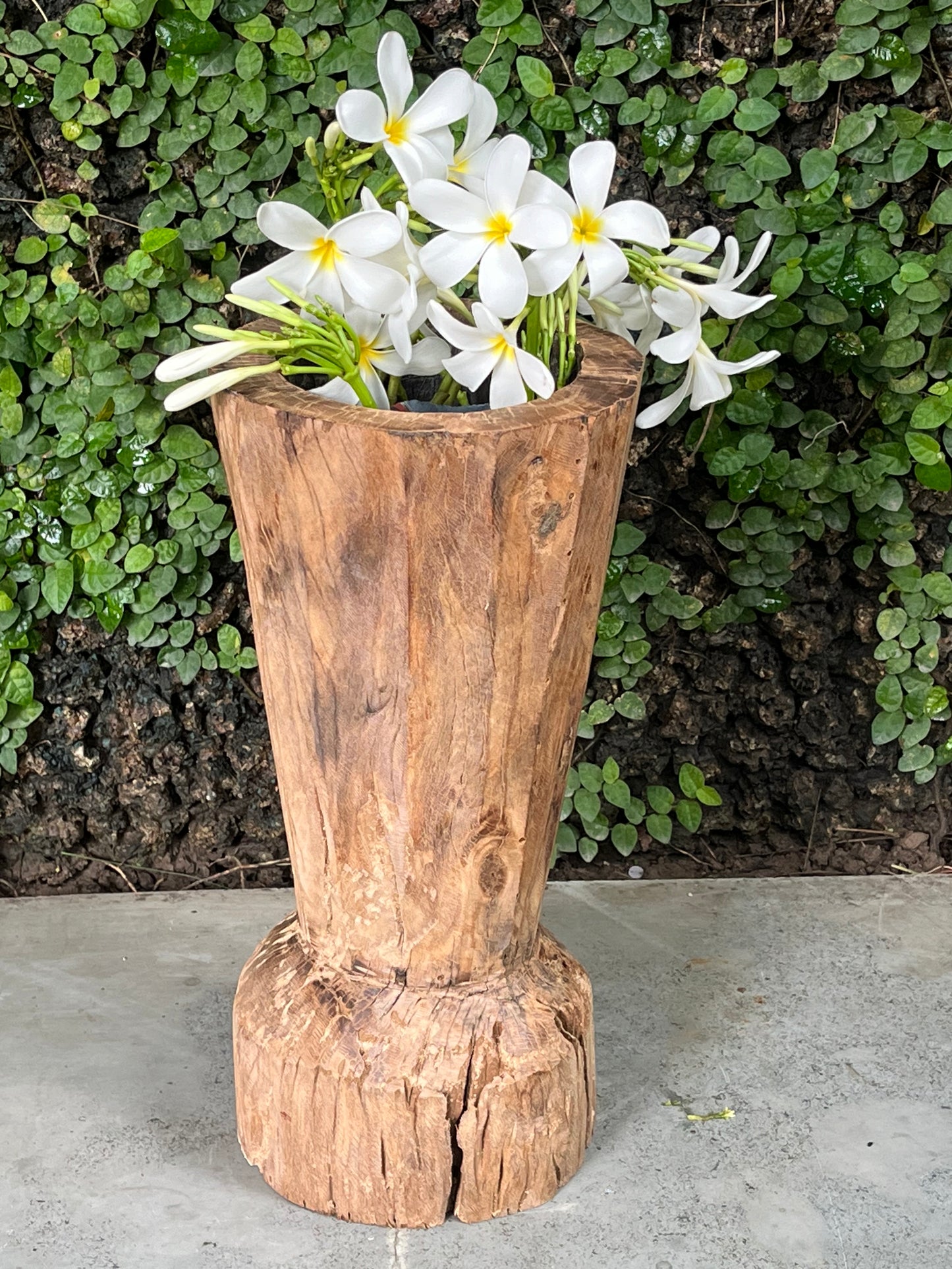 Wood Flower Pot ￼