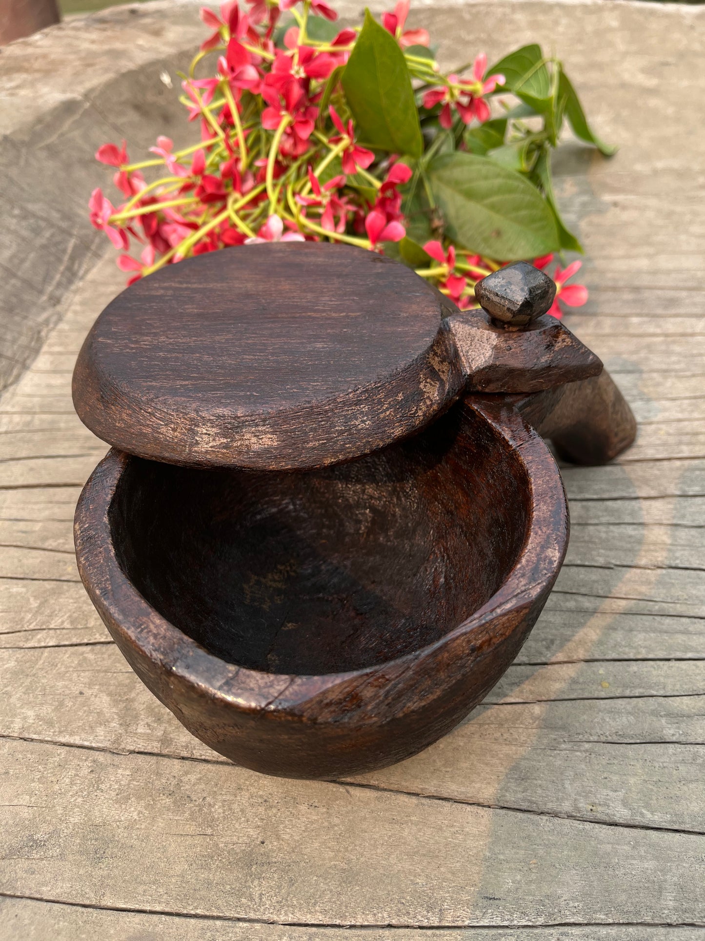 Vintage wooden Spice Box