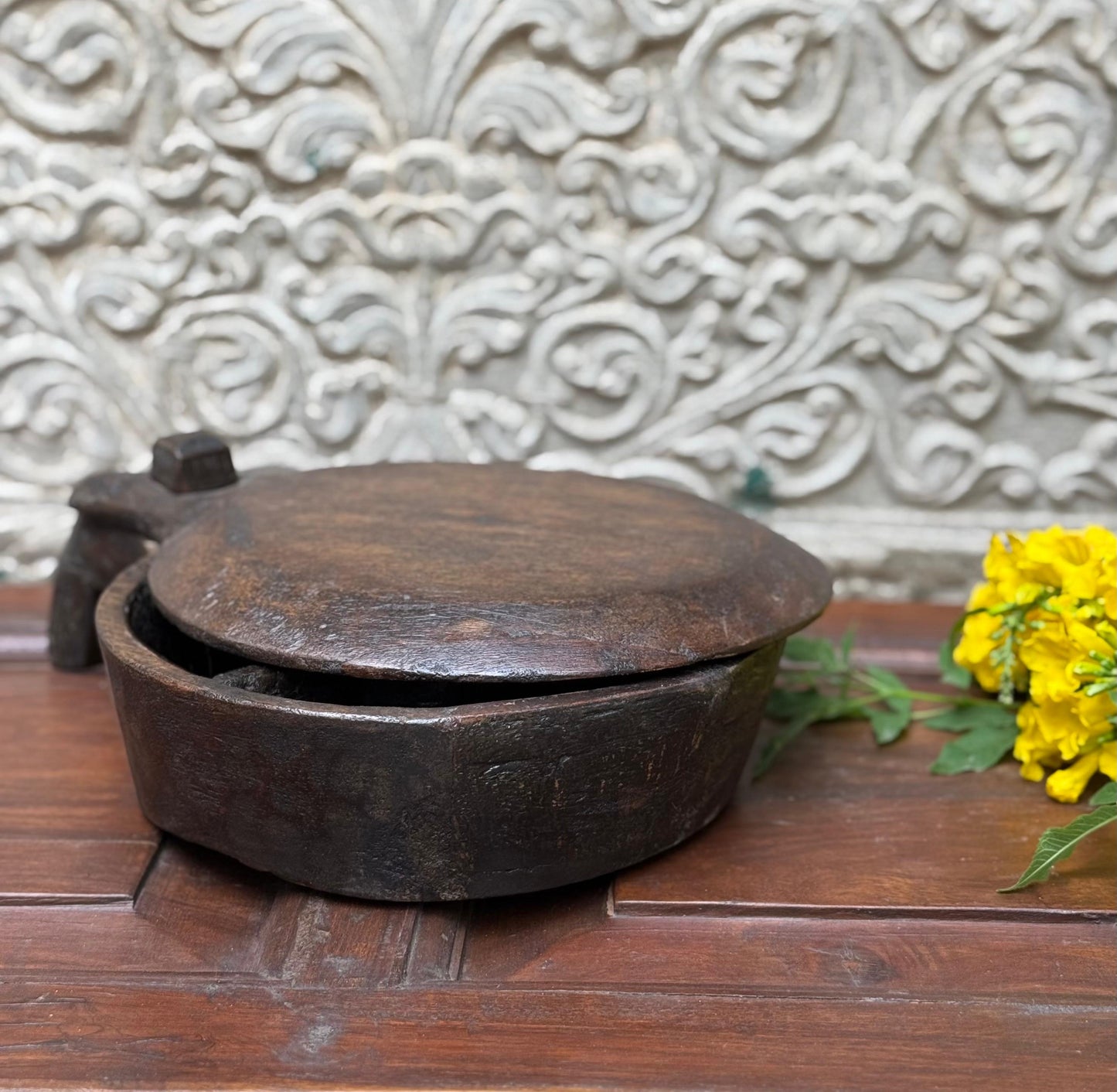 Teak Old Spice Box